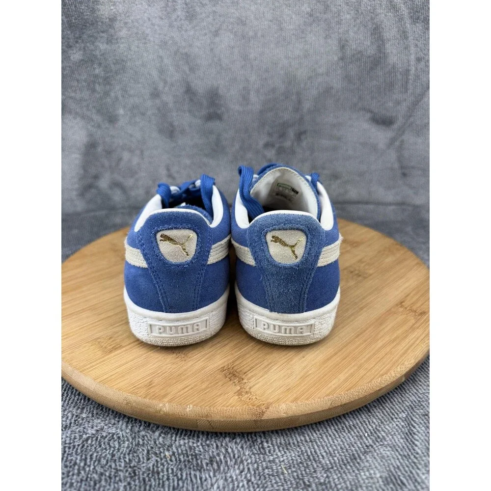 Puma Suede Classic Shoes Womens Size 7 Blue Low Top Casual Sneakers 362213-64